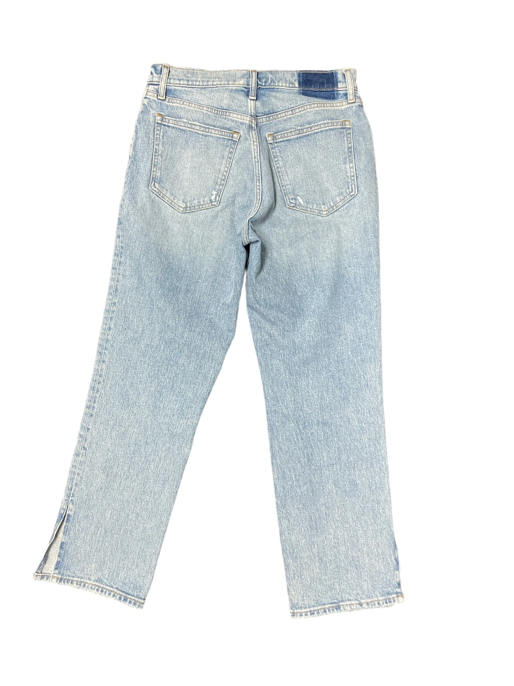 Blue Denim Jeans Straight Abercrombie And Fitch, Size 8