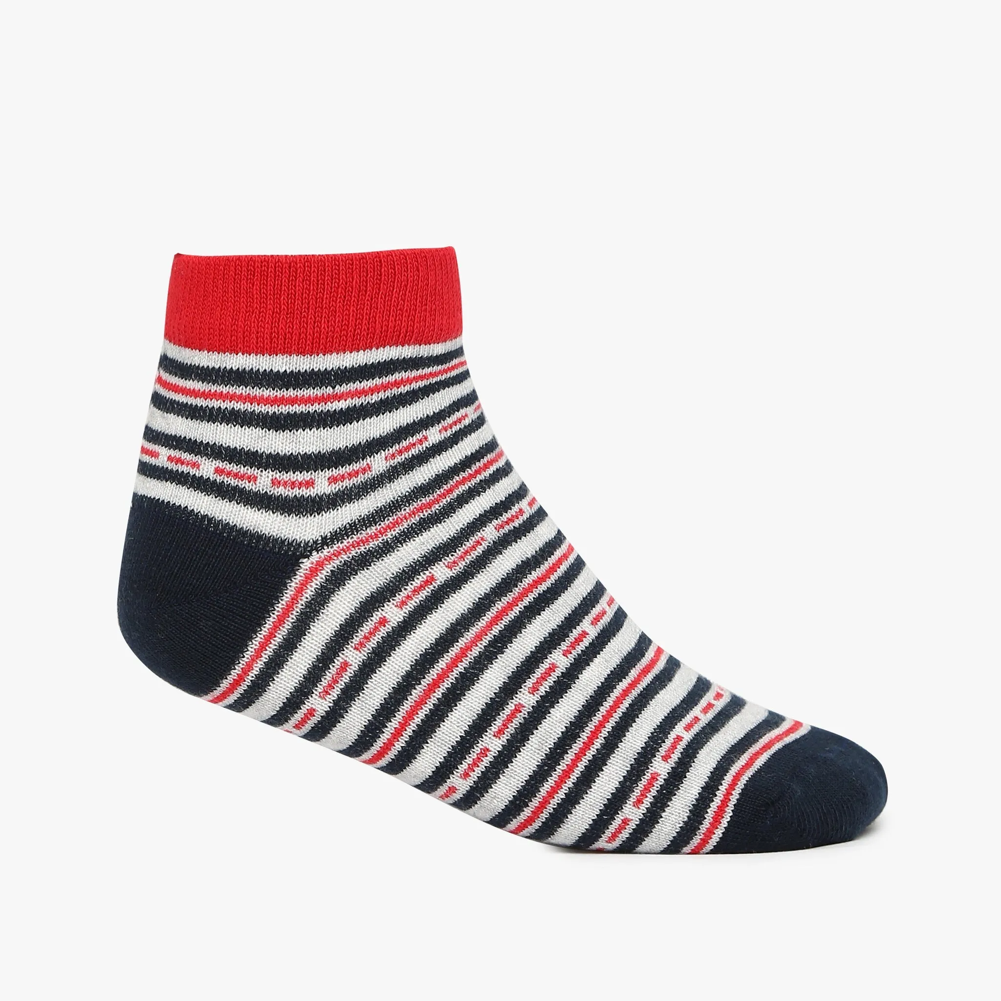Boys Cotton Blend Ankle Length Socks (Pack of 3)
