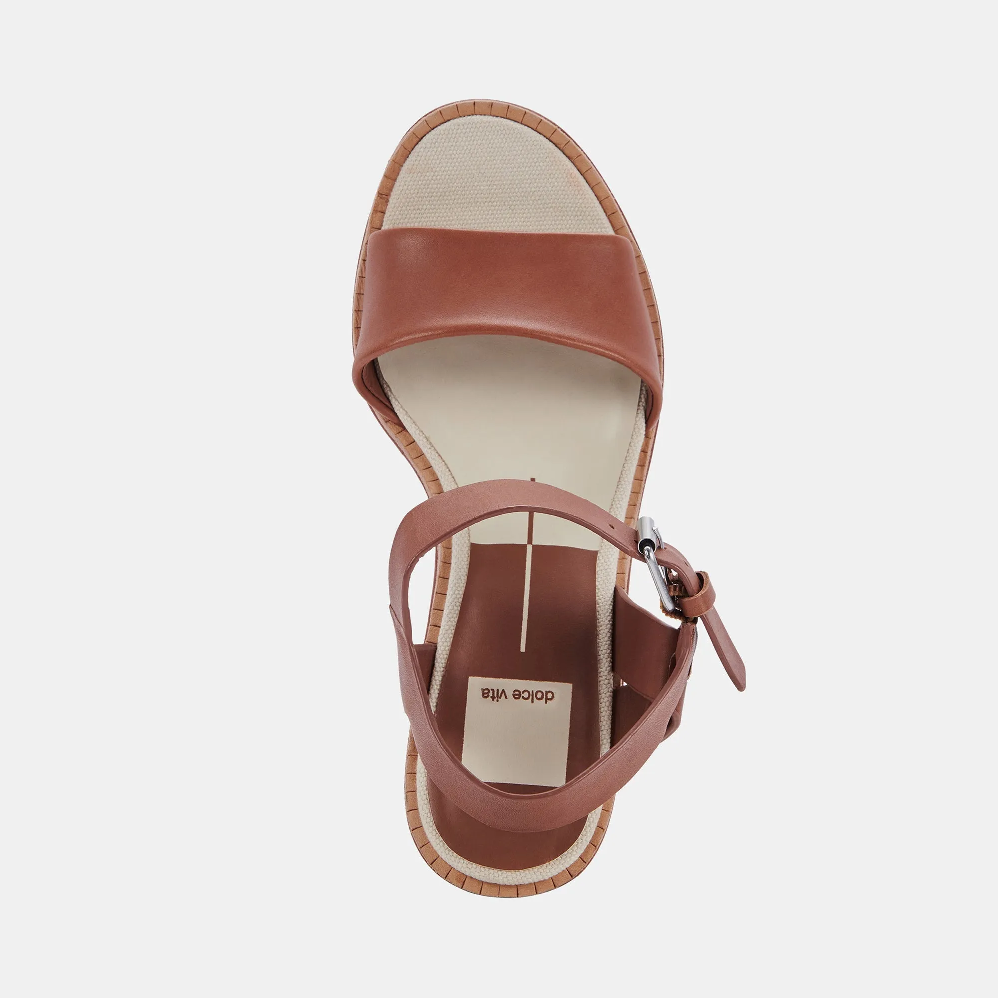 ELLY HEELS DK BROWN LEATHER - re:vita