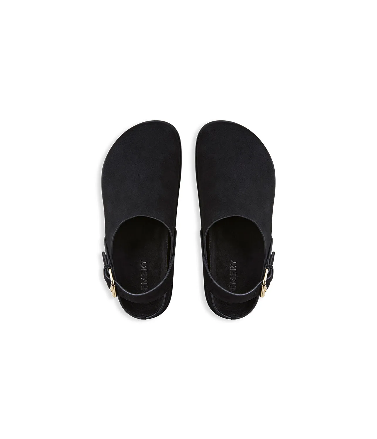 LOUIS CLOG- BLACK SUEDE