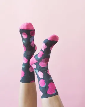 Performance Crew Socks - Twilight Dahlia