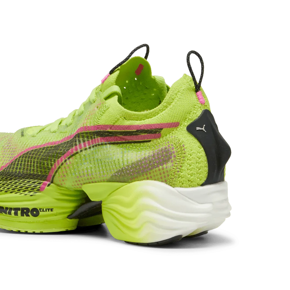 Puma FAST-R Nitro Elite 2 Psychedelic Rush  Women's  Running Shoes SS24 Lime Pow-Puma Black-Poison Pink