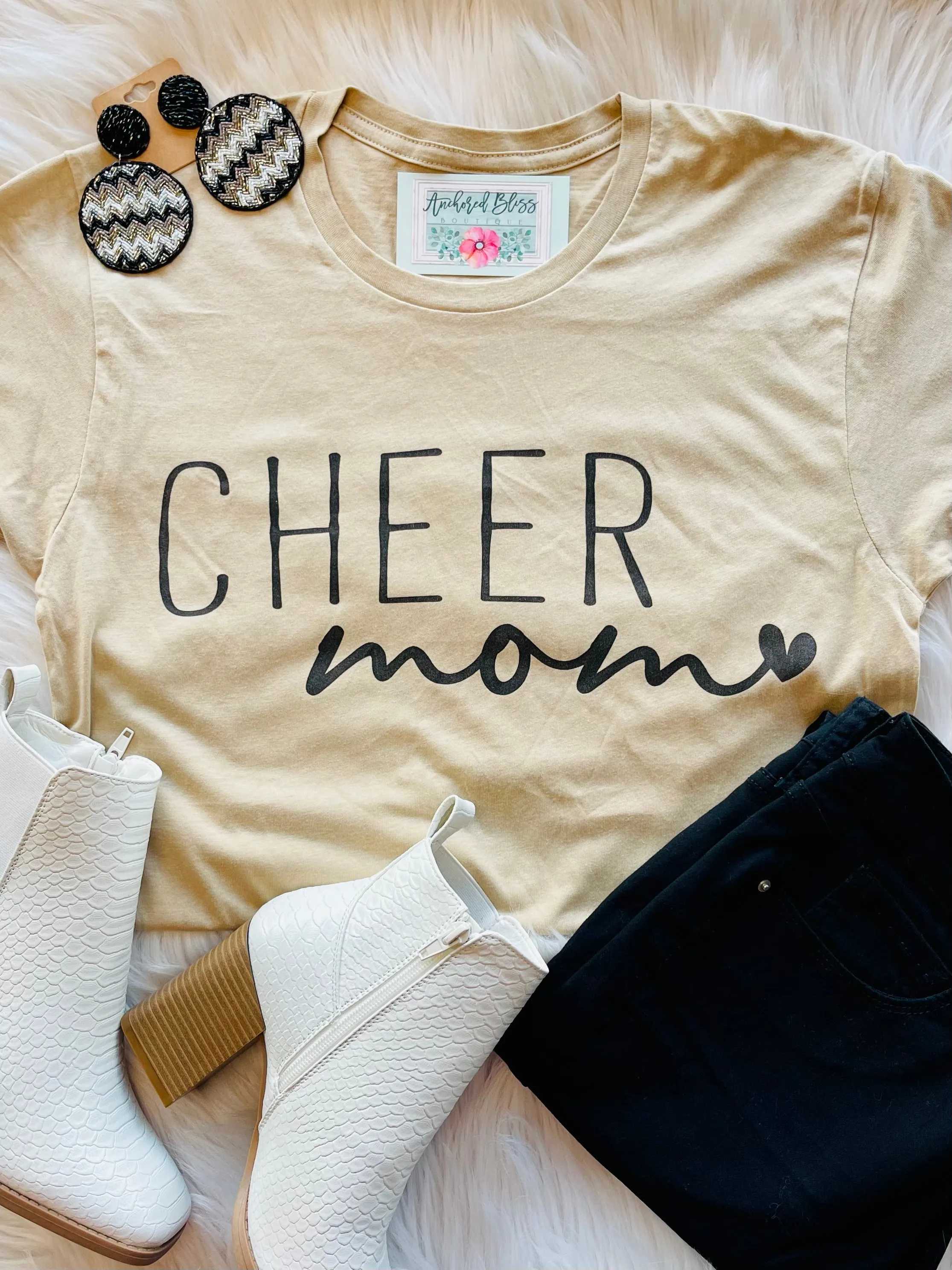 Simply Cheer Mom Graphic Tee