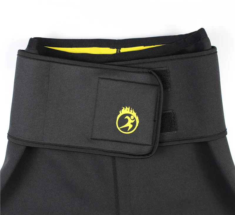 Women's High Waist Neoprene Sauna Slimming Pants Gym Fitness Workout Hot Thermos Sweat Sauna Leggings