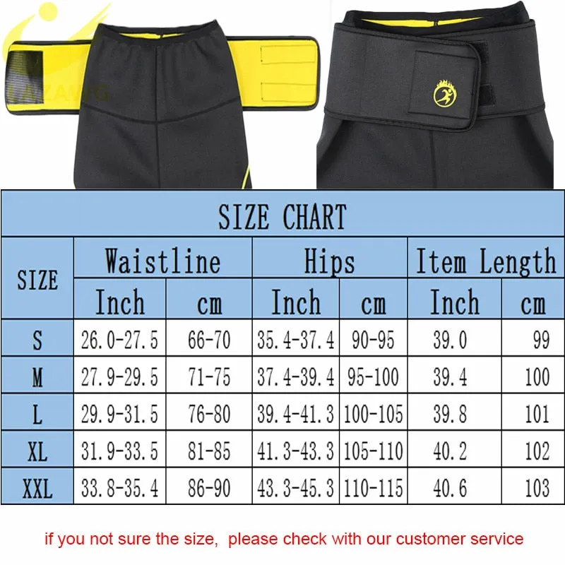 Women's High Waist Neoprene Sauna Slimming Pants Gym Fitness Workout Hot Thermos Sweat Sauna Leggings