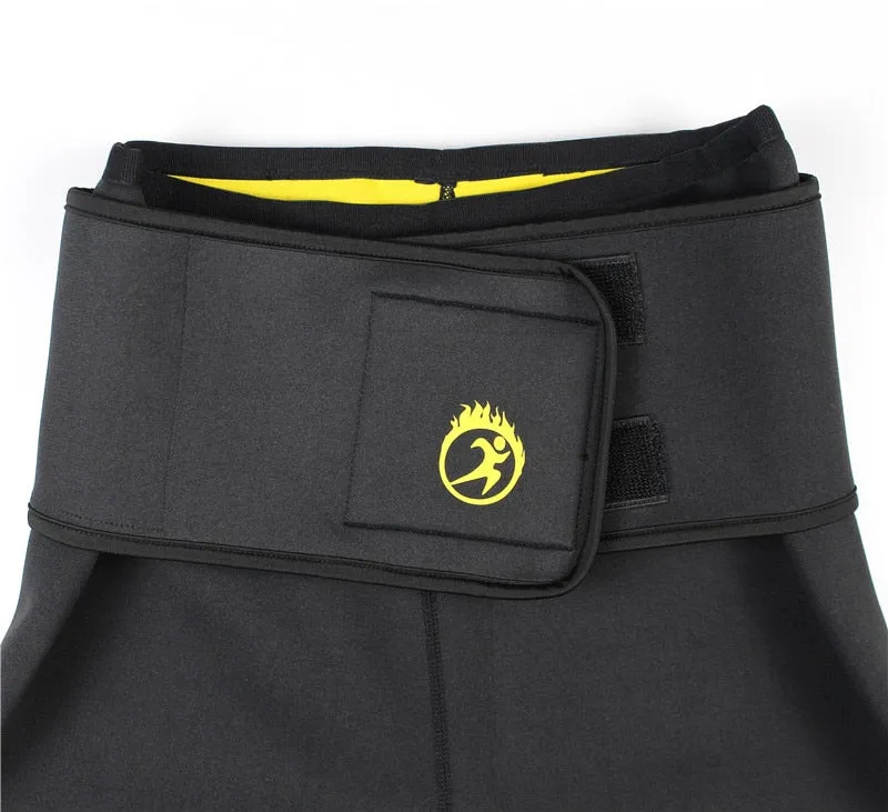 Women's High Waist Neoprene Sauna Slimming Pants Gym Fitness Workout Hot Thermos Sweat Sauna Leggings